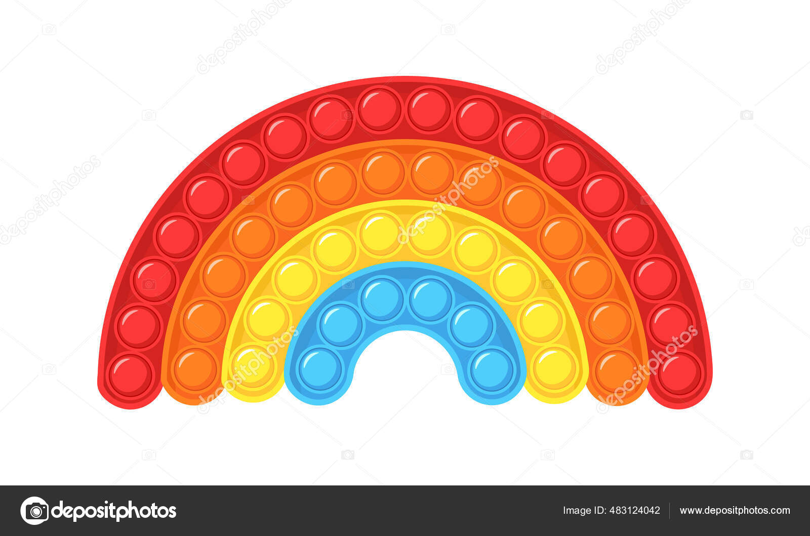 Dibujar Popits De Arcoiris Popit Pop It De Unicornio Multicolor