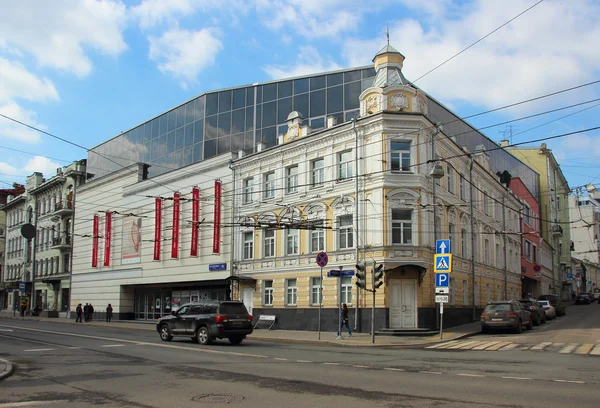 8 avril 2016, Moscou, Russie, sur le type de bâtiment Complexe multimédia d'art réel . Photos De Stock Libres De Droits