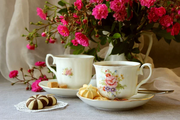 Still Life "te för två". — Stockfoto