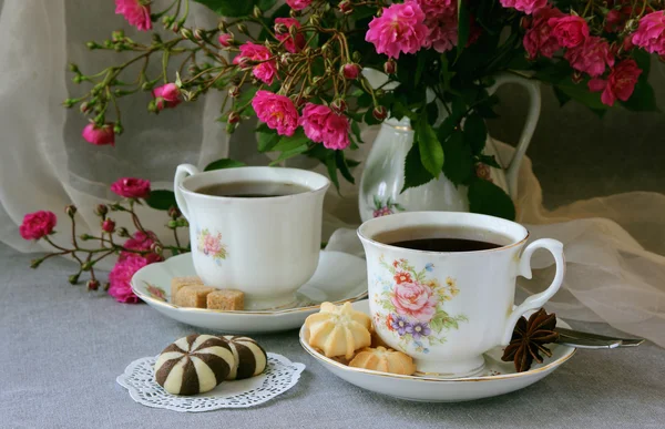 Still Life "Tea for Two". — Stock Photo, Image