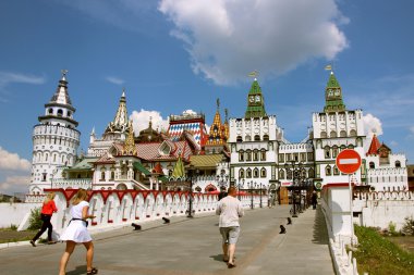 3 Temmuz 2016, Moskova, Rusya, Kremlin Izmailovo girişine.
