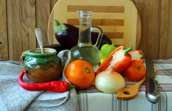 Mogen grönsaker för matlagning recept — Stockfoto