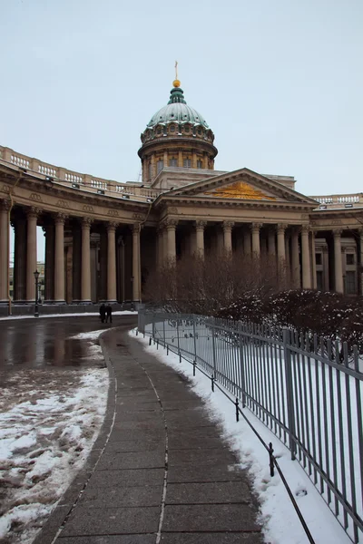 Catedral de Kazán en invierno — Foto de Stock