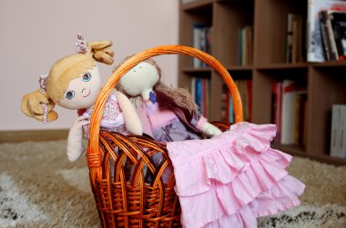 Sepet oyuncakları ve malzeme