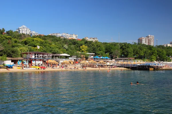 14 de junio de 2015, Odessa, Ucrania, La costa a lo largo del Mar Negro — Foto de Stock