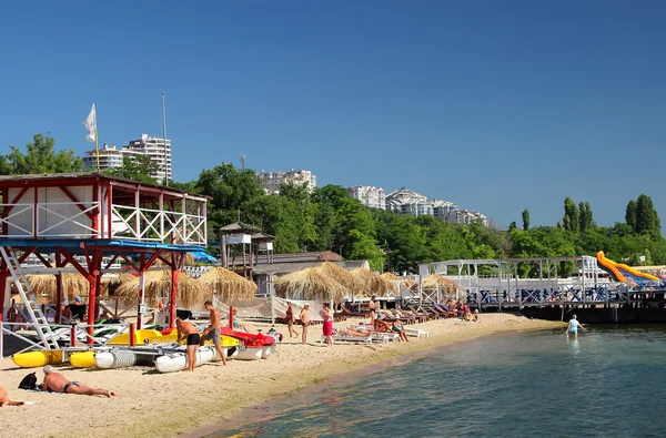 June 14, 2015, Odessa, Ukraine, The coastline along the Black Sea Stok Resim