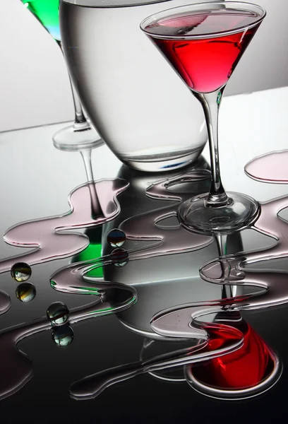 Glazen met een cocktail. — Stockfoto