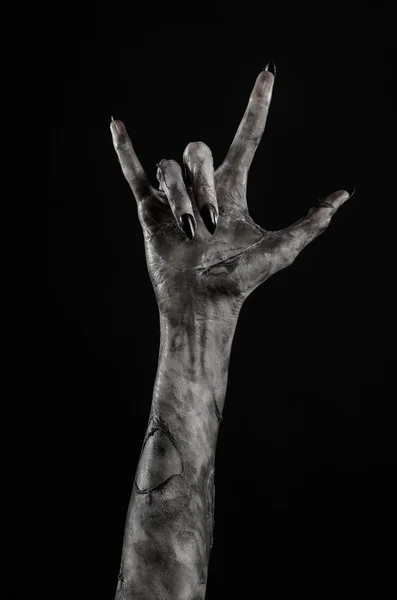 black hand of death, the walking dead, zombie theme, halloween theme, zombie hands, black background, isolated, hand of death, mummy hands, the hands of the devil, black nails, hands monster