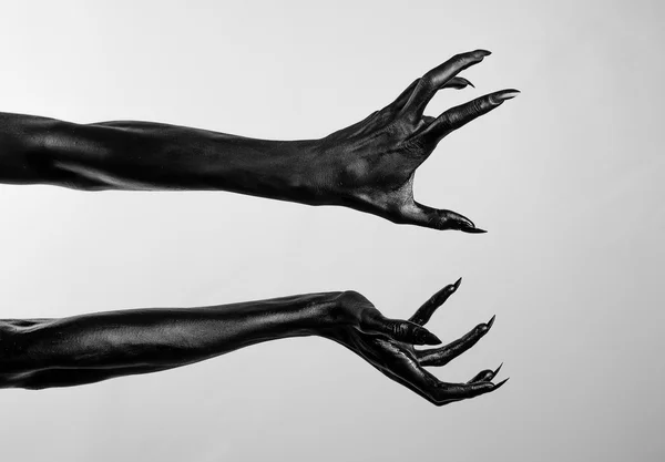 Black hand of death — Stock Photo, Image