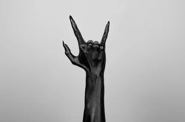 Zwarte hand van dood — Stockfoto