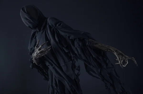 Död på svart bakgrund, Dementor — Stockfoto