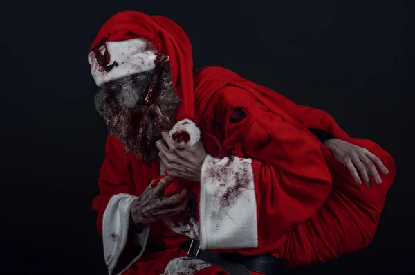 Halloween zombie santa —  Fotos de Stock