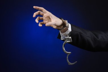 Yolsuzluk ve rüşvet Tema: işadamı h siyah elbiseli