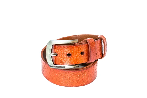 Brown leather belt — Stock Photo, Image