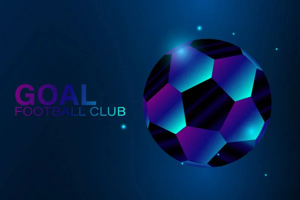 Ποδόσφαιρο Και Ποδόσφαιρο Online Έννοια Σχεδιασμός Εικονογράφησης Διανύσματος — Διανυσματικό Αρχείο