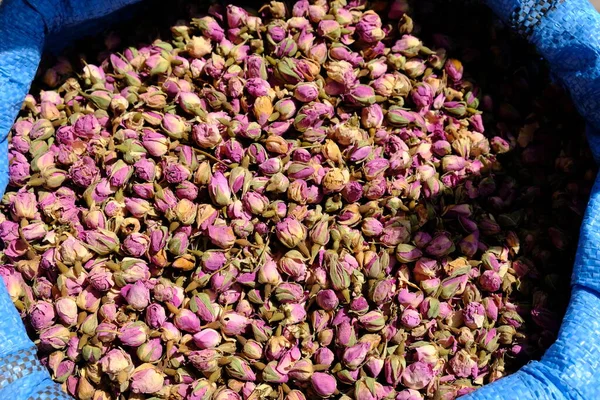 Morocco Marrakesh - Colorful blossoms of a spice dealer