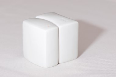 Beyaz tuzluk Close-Up