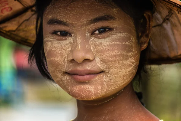 Burmese girl Myanmar — Stock Photo, Image
