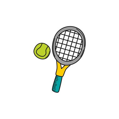 Tenis çizgi film simgesi 