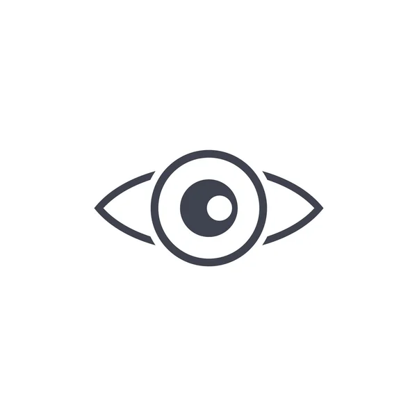 Fotografia icona dell'occhio — Vettoriale Stock