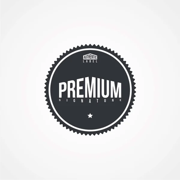 Rótulo de qualidade premium — Vetor de Stock