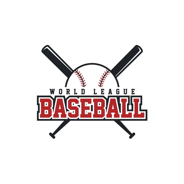 Béisbol tema de liga — Archivo Imágenes Vectoriales
