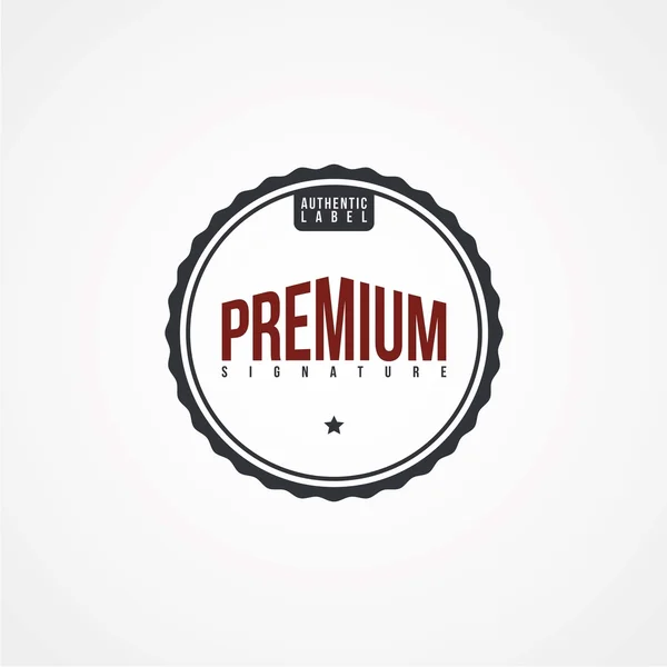 Premium-Qualitätssiegel — Stockvektor