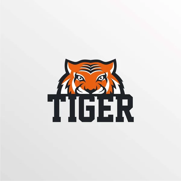 Logo de tigre. Vecteur — Image vectorielle