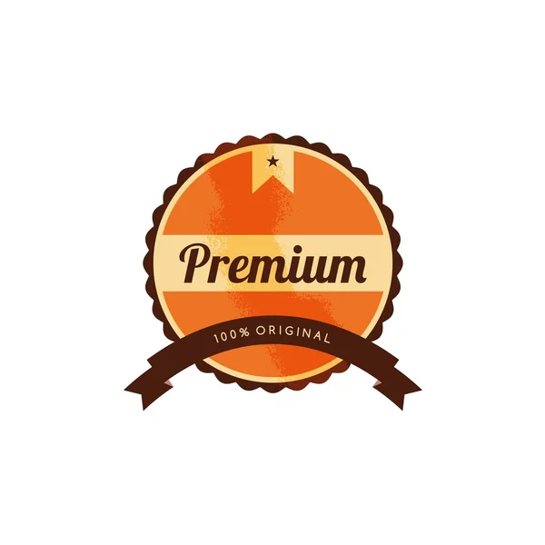 Emblema premium retrô — Vetor de Stock