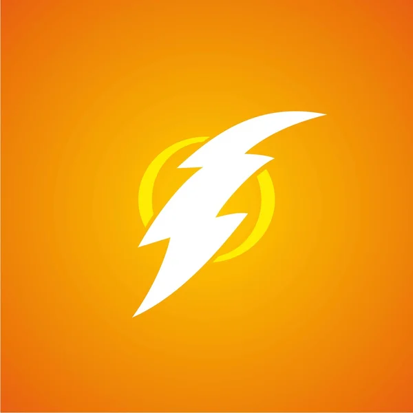 Lightning sign. Vector — Stock Vector