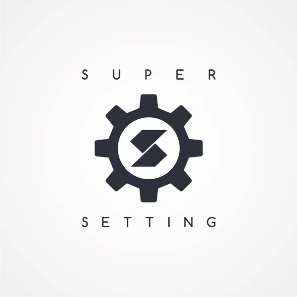 Cog wheel settings Icon — Stock Vector