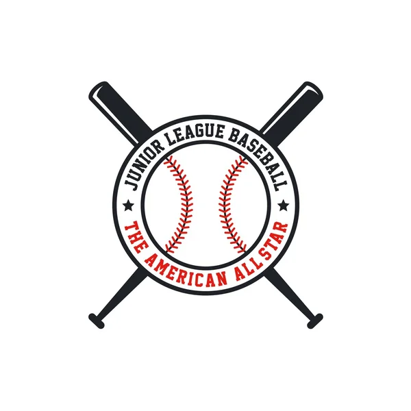Tema da liga de beisebol — Vetor de Stock