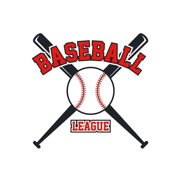 Ligue de baseball. Vecteur — Image vectorielle