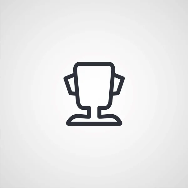 Trophy ikontema — Stock vektor