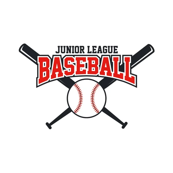 Baseball. Juniorenliga. — Stockvektor