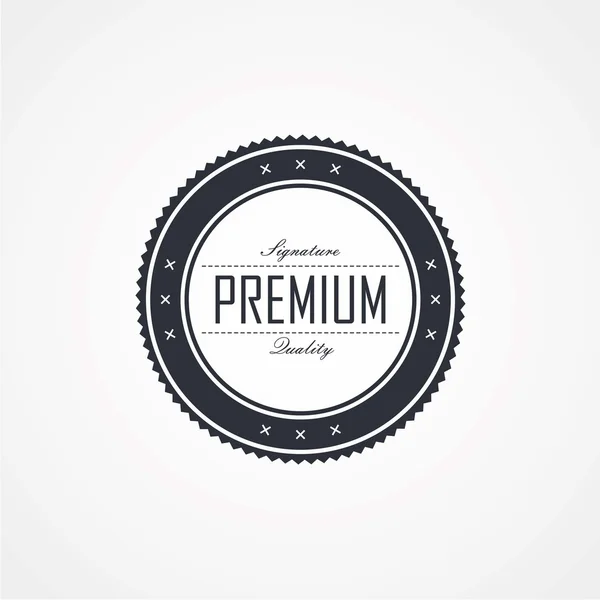 Premium quality label — Stock Vector