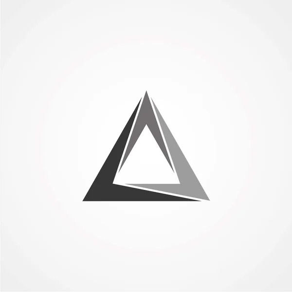 Ikonę trójkąta logotyp. — Wektor stockowy