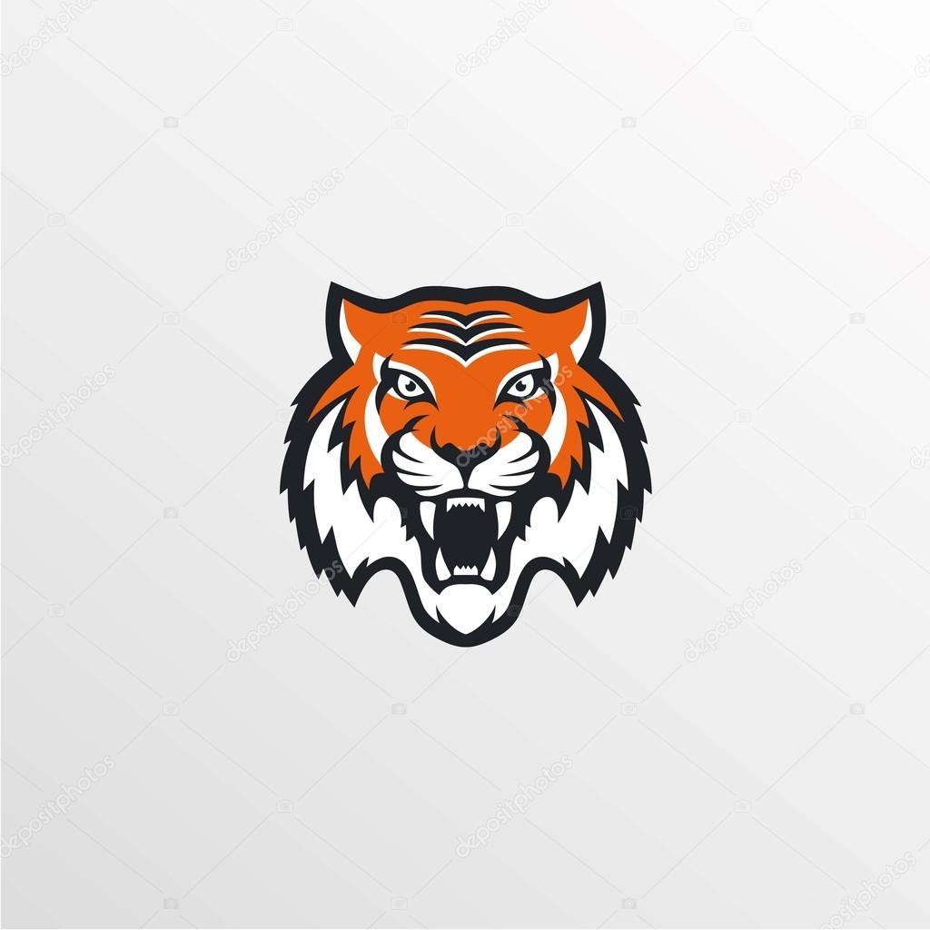 Tiger logo. Vector illustration