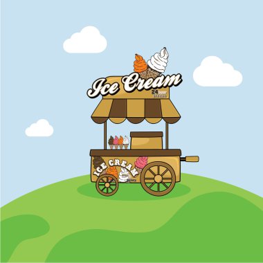 çizgi film gıda sepeti