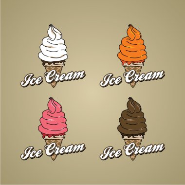 dondurma koni çizgi film