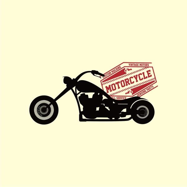 Moto chopper personalizzata — Vettoriale Stock