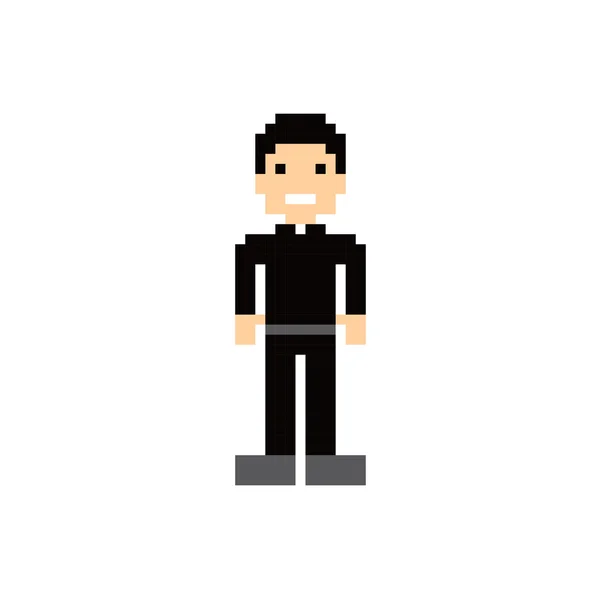 Pixel avatar kerel — Stockvector