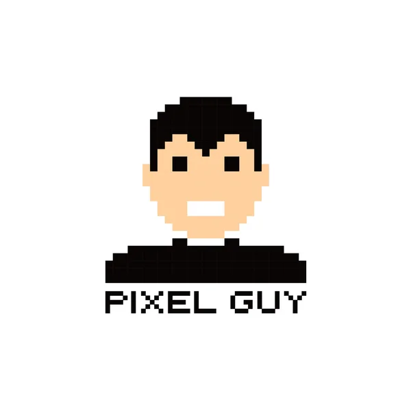 Piksel adam avatar Tema — Stok Vektör