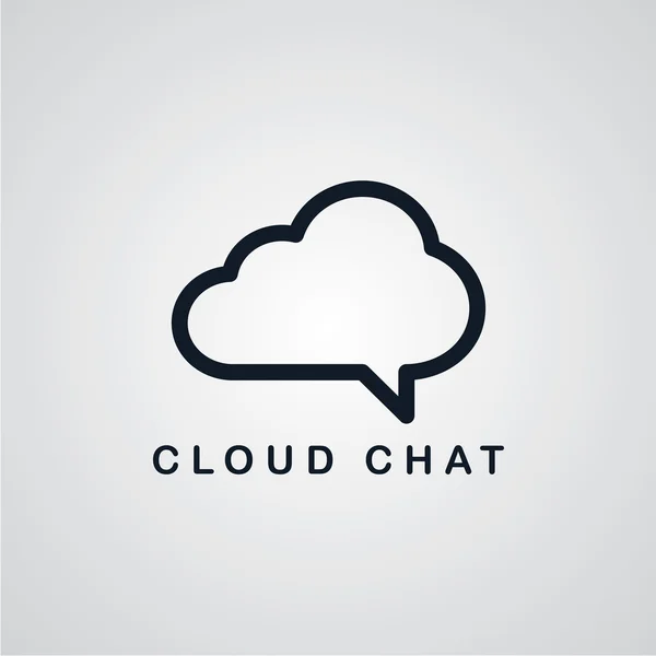 Thème nuage chat — Image vectorielle