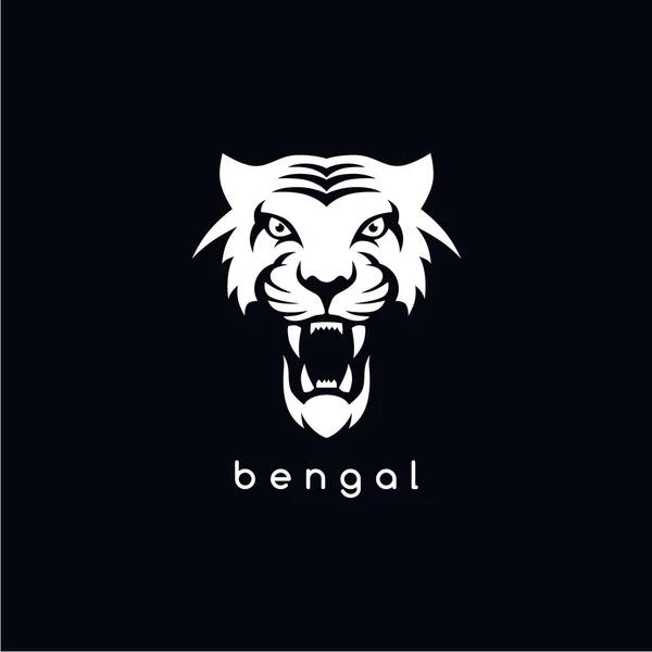 Bengal tiger logo — Stok Vektör