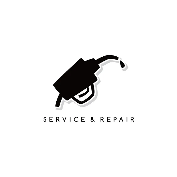 Servicio de gas reparación tema — Vector de stock