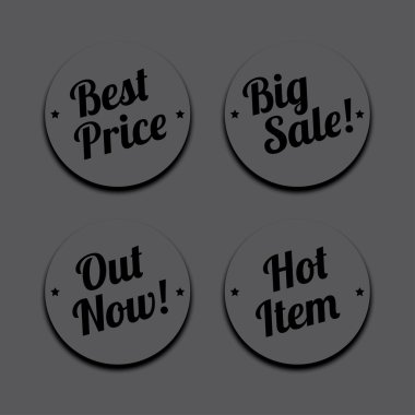 Ürün satış etiketleri etiketleri 