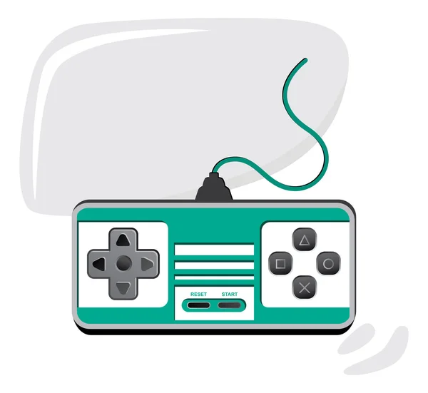 Game console joystick — Stock Vector