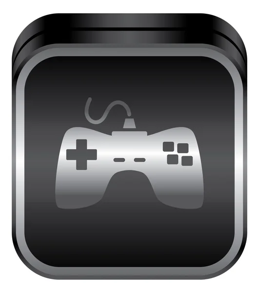 Pictograma joystick icono — Vector de stock