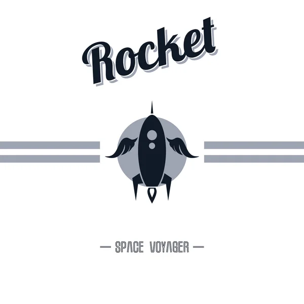 Rocket ship launch — Stock Vector
